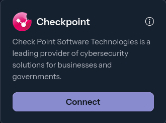 Checkpoint Integration Card